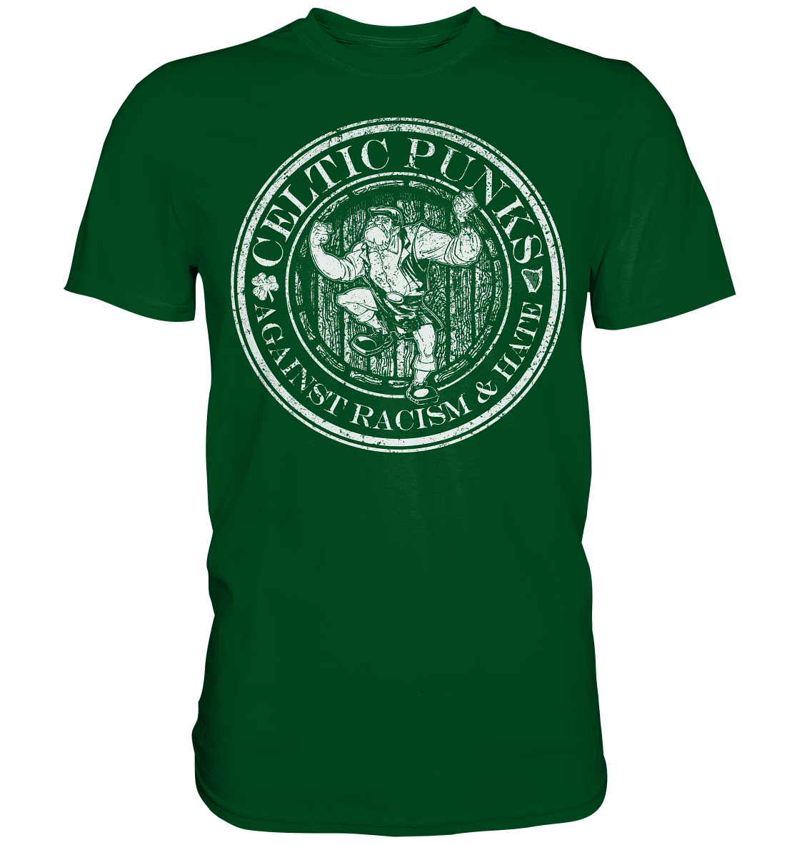 Celtic Punks "Against Racism & Hate" - Premium Shirt