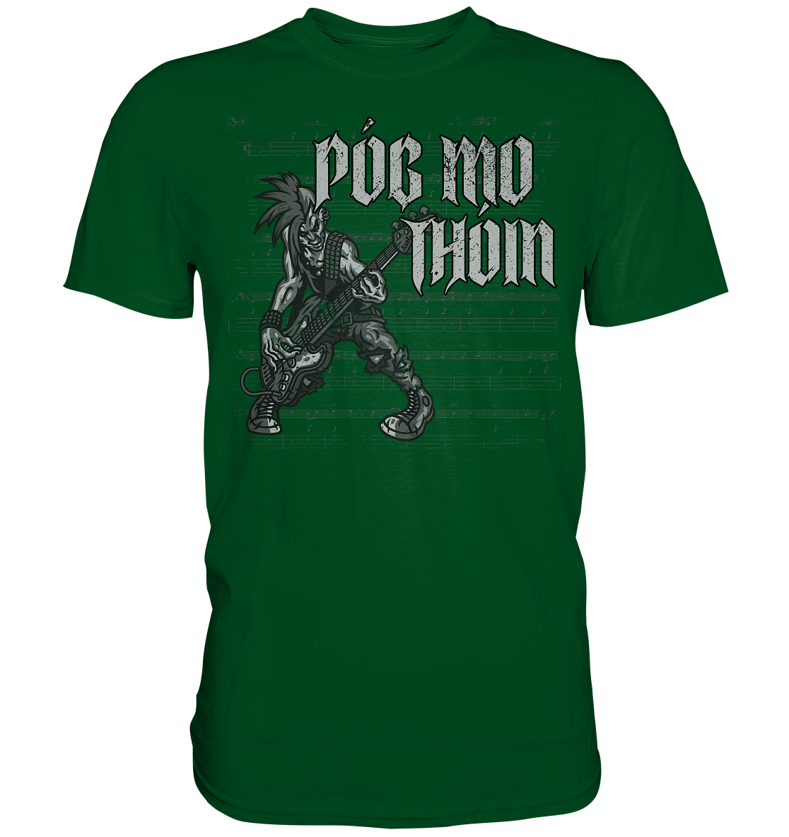 Póg Mo Thóin Streetwear "Punkrocker" - Premium Shirt