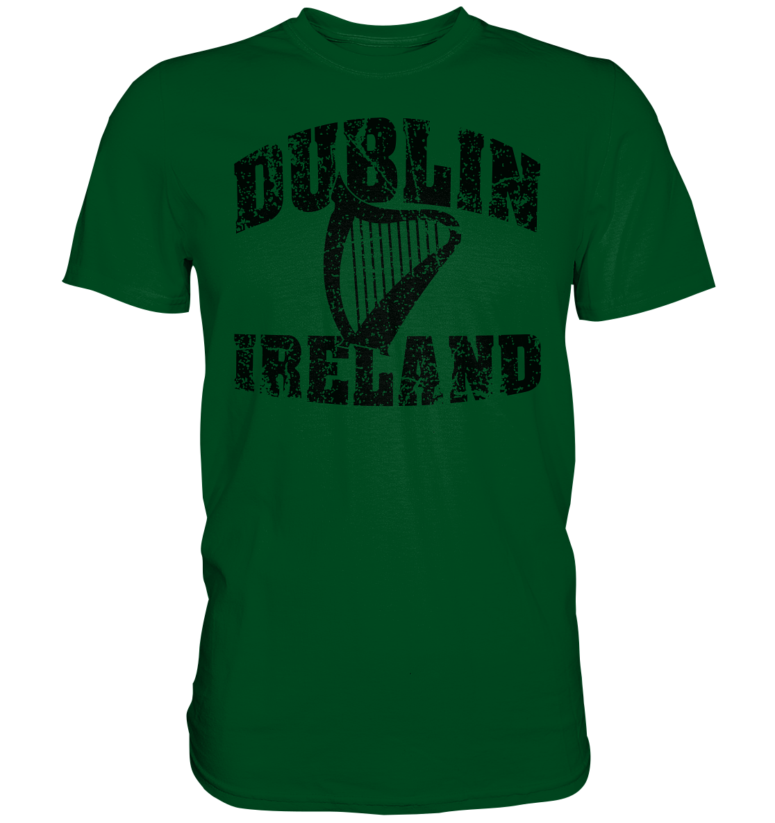 Dublin Ireland Harp - Premium Shirt
