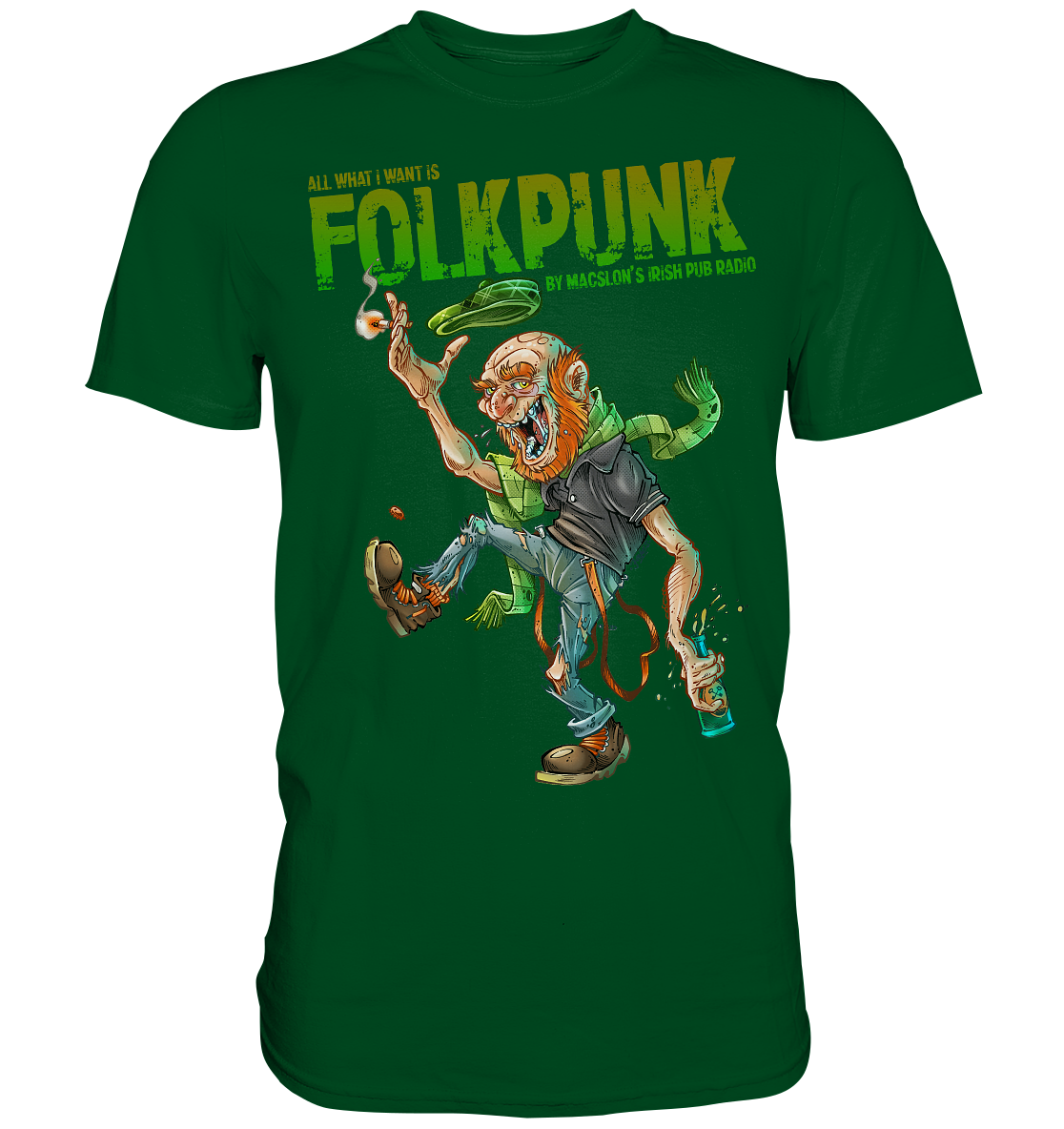 All What I Want Is "Folkpunk" - Premium Shirt