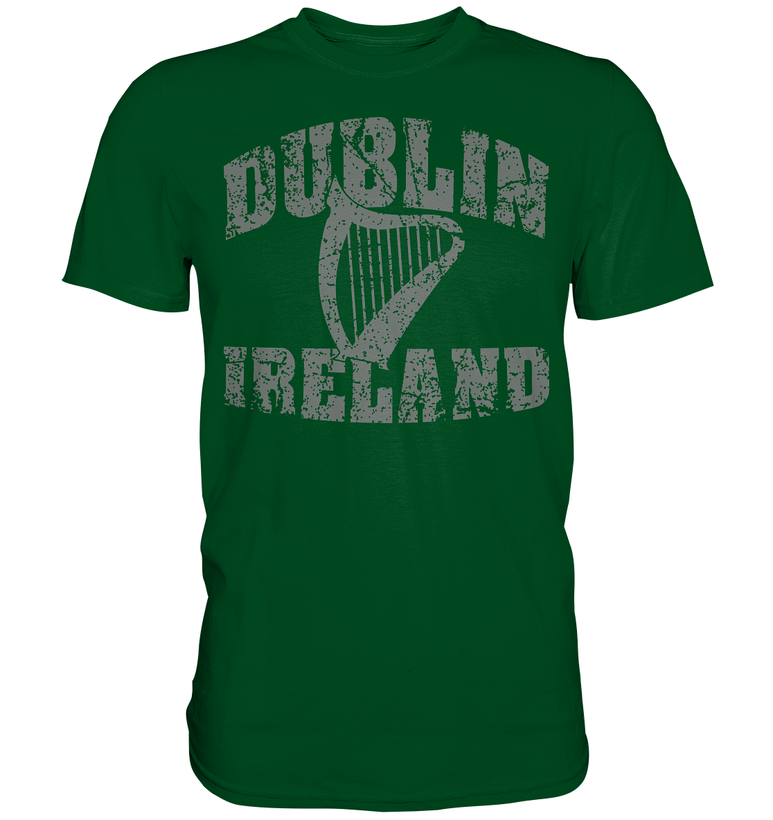 Dublin Ireland Harp - Premium Shirt