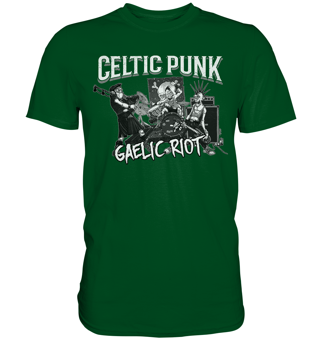 Celtic Punk "Gaelic Riot" - Premium Shirt