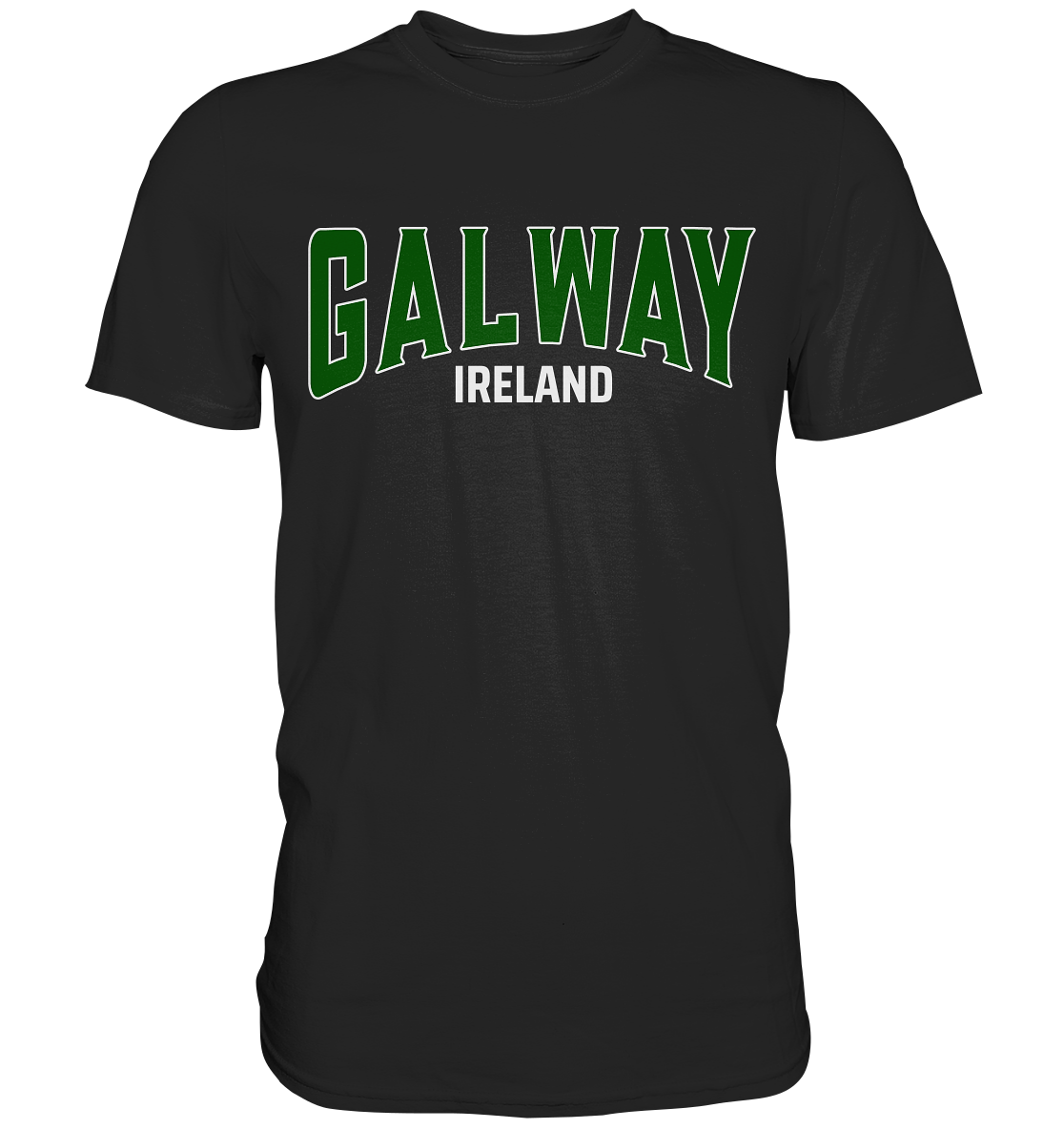 Galway / Ireland "Green Logo" - Premium Shirt