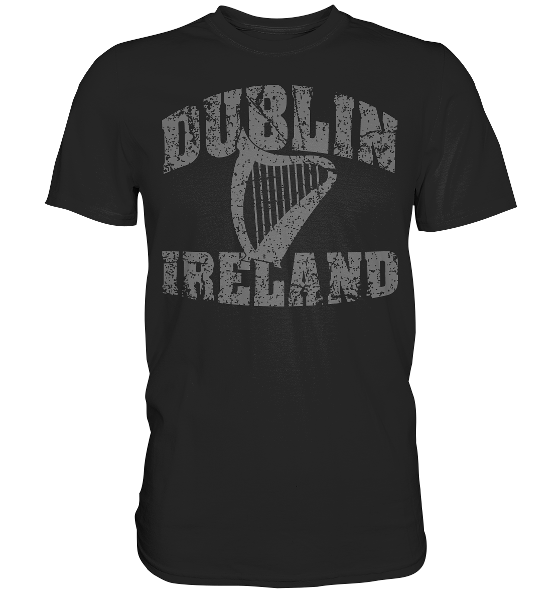 Dublin Ireland Harp - Premium Shirt