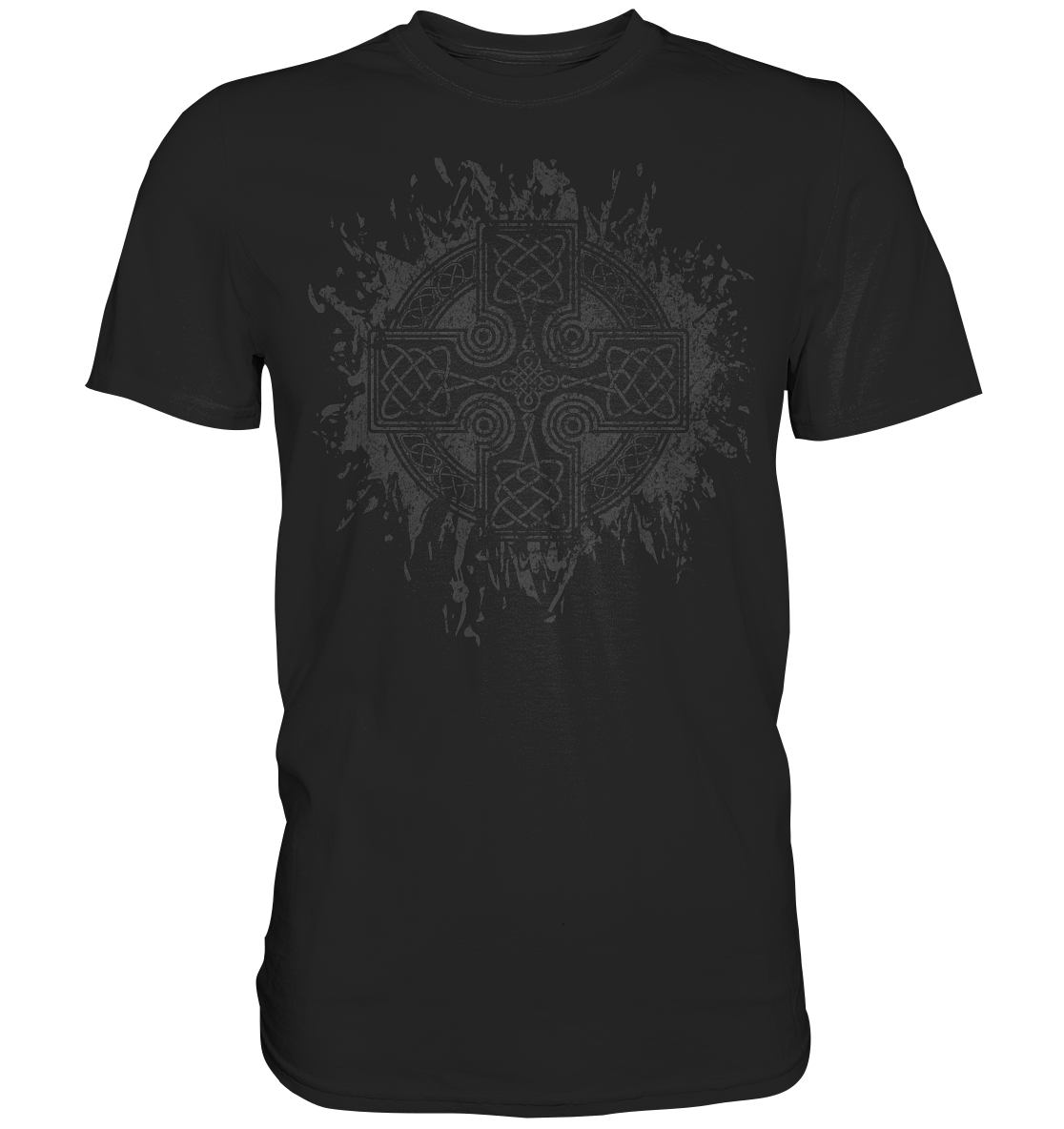Celtic Cross "Splatter" - Premium Shirt