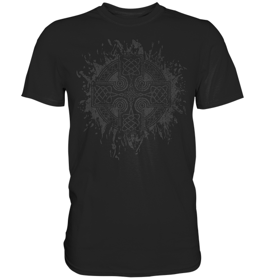 Celtic Cross "Splatter" - Premium Shirt