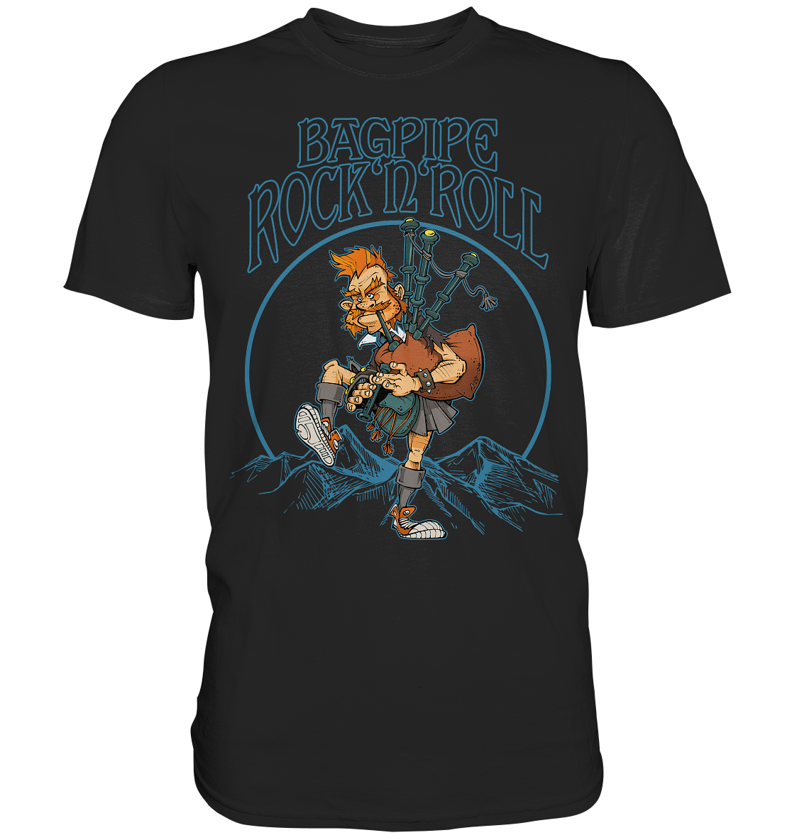 Bagpipe Rock'n'Roll - Premium Shirt