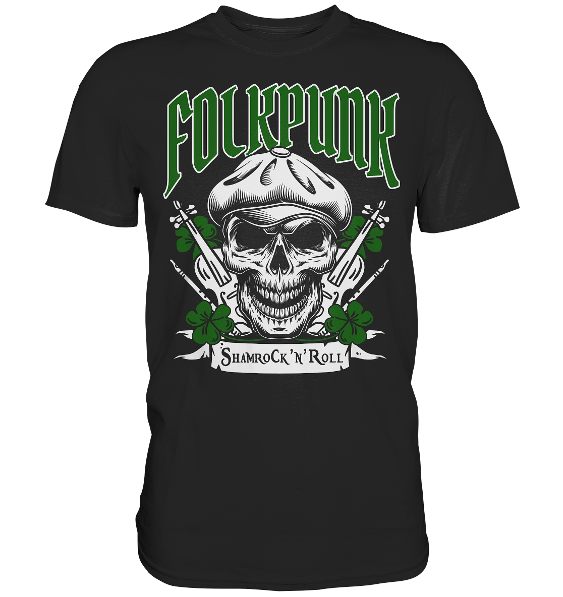 Folkpunk "Shamrock'n'Roll" - Premium Shirt