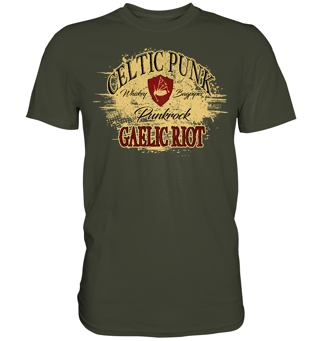 Celtic Punk "Gaelic Riot" - Premium Shirt