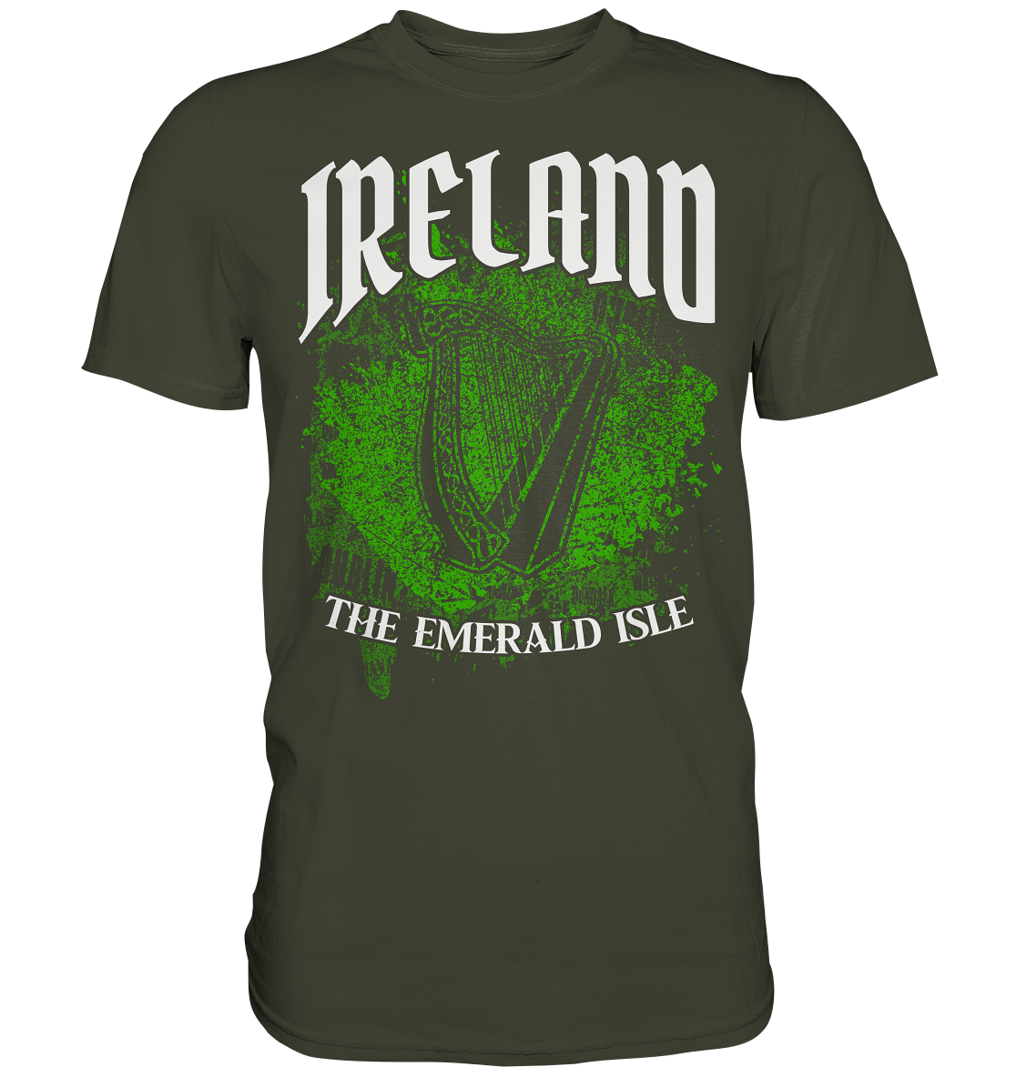 Ireland "The Emerald Isle / Splatter" - Premium Shirt