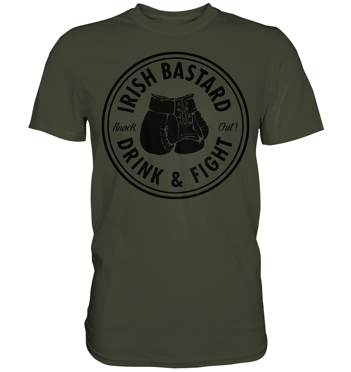 Irish Bastard "Drink & Fight" - Premium Shirt
