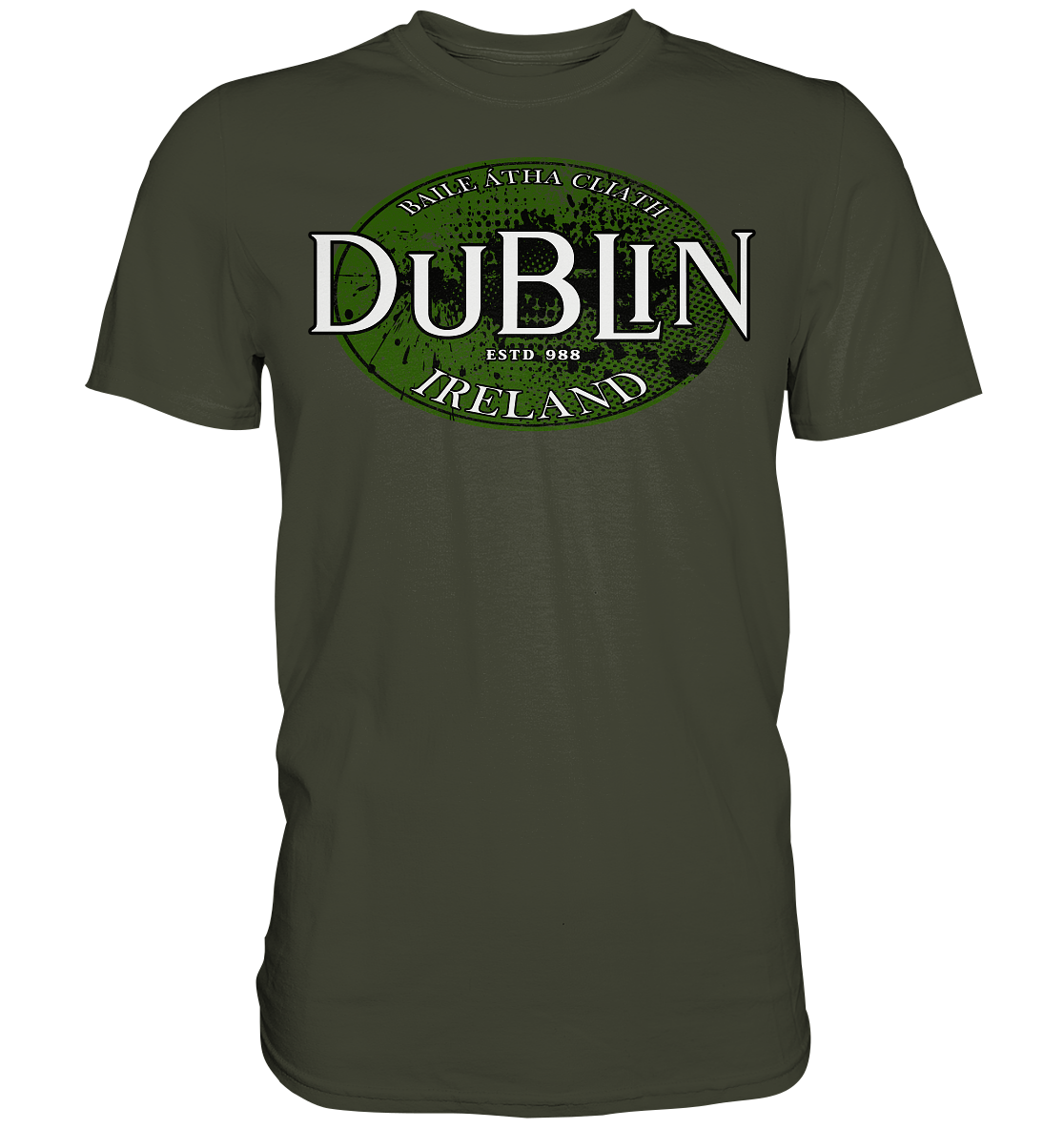 Dublin "Ireland / Baile Átha Cliath / Estd 988" - Premium Shirt