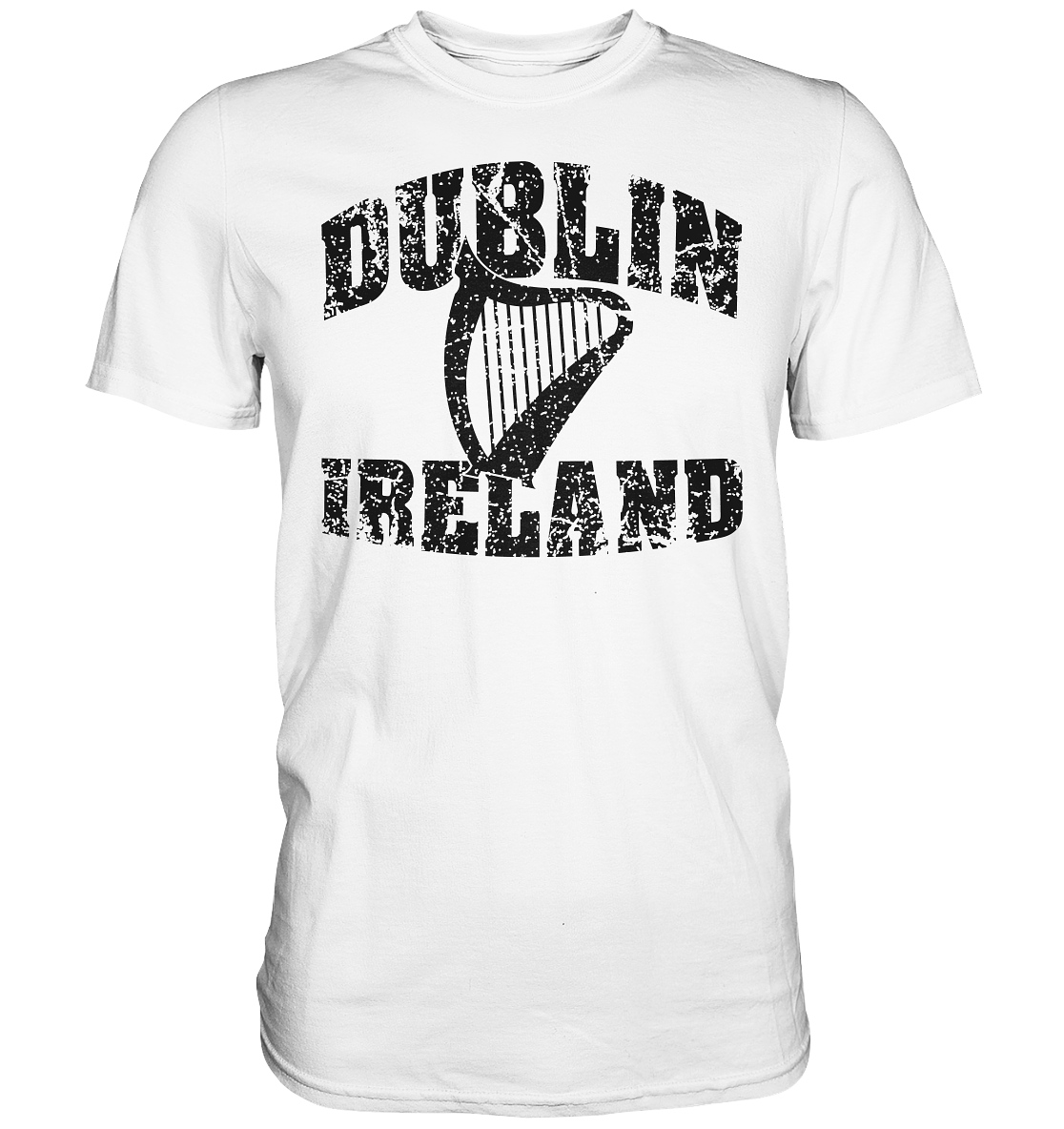 Dublin Ireland Harp - Premium Shirt