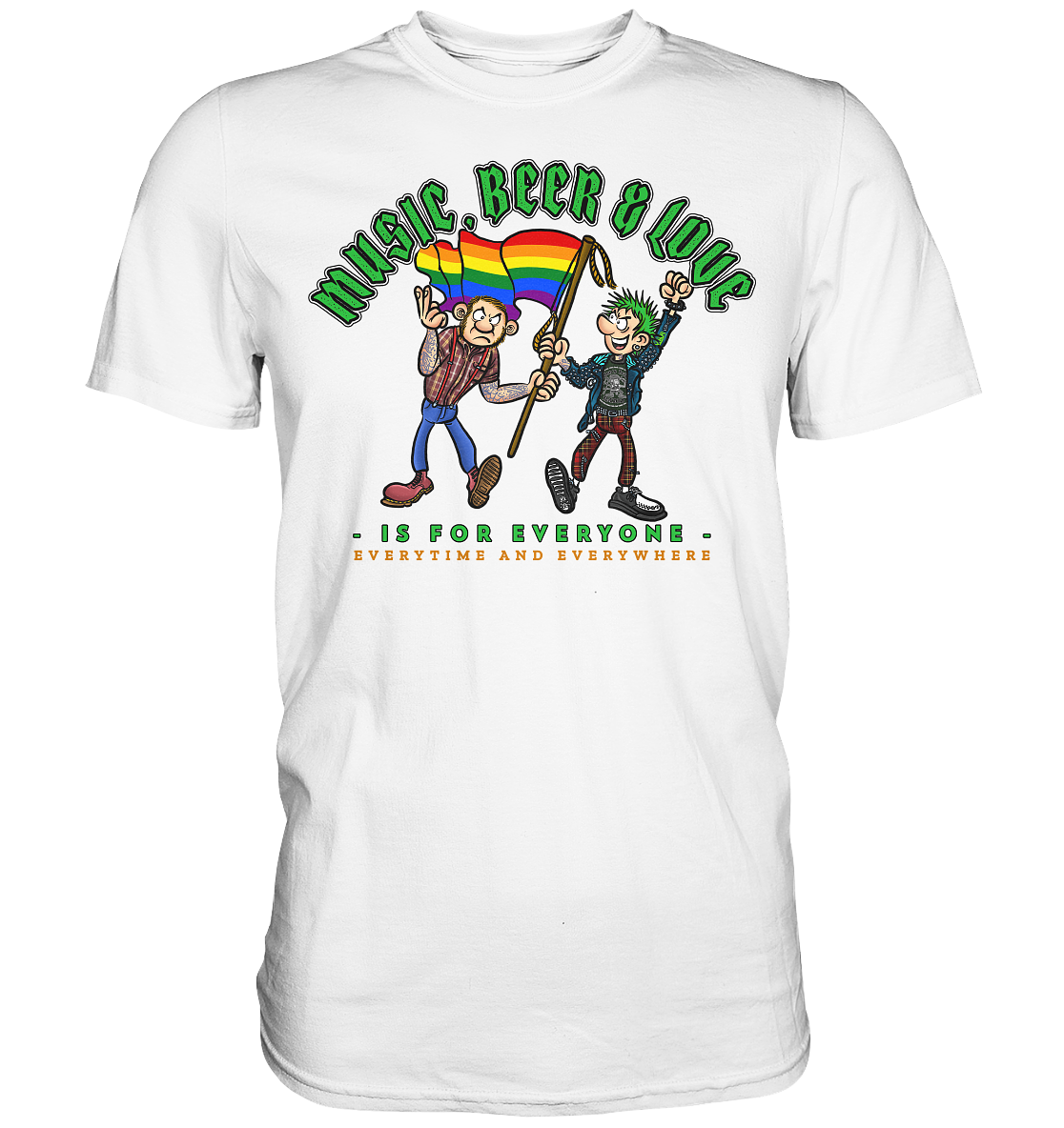 Music, Beer & Love "Is For Everyone" - Premium Shirt