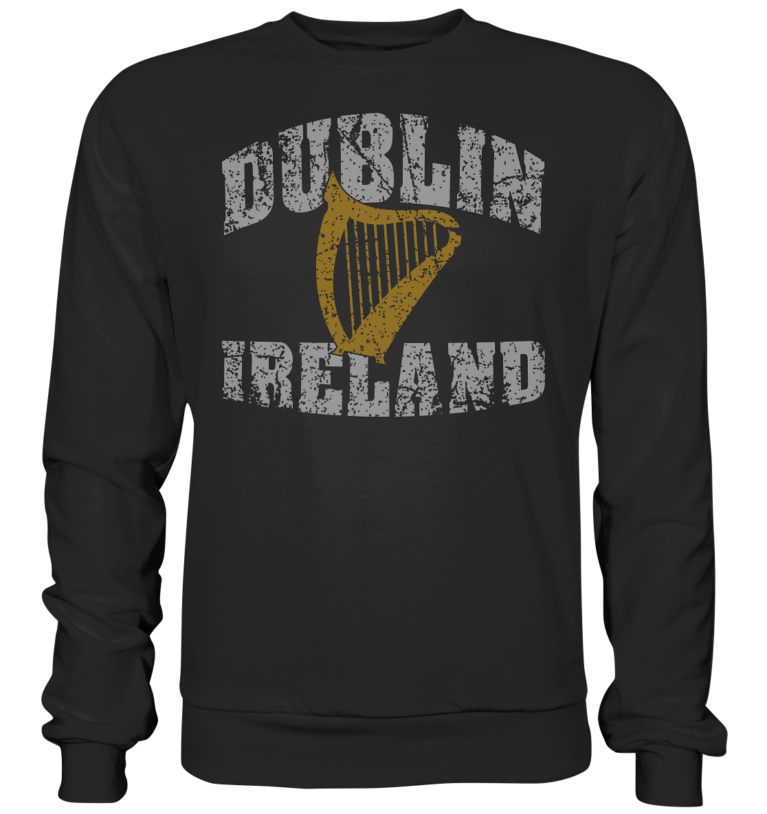 Dublin Ireland Harp - Premium Sweatshirt