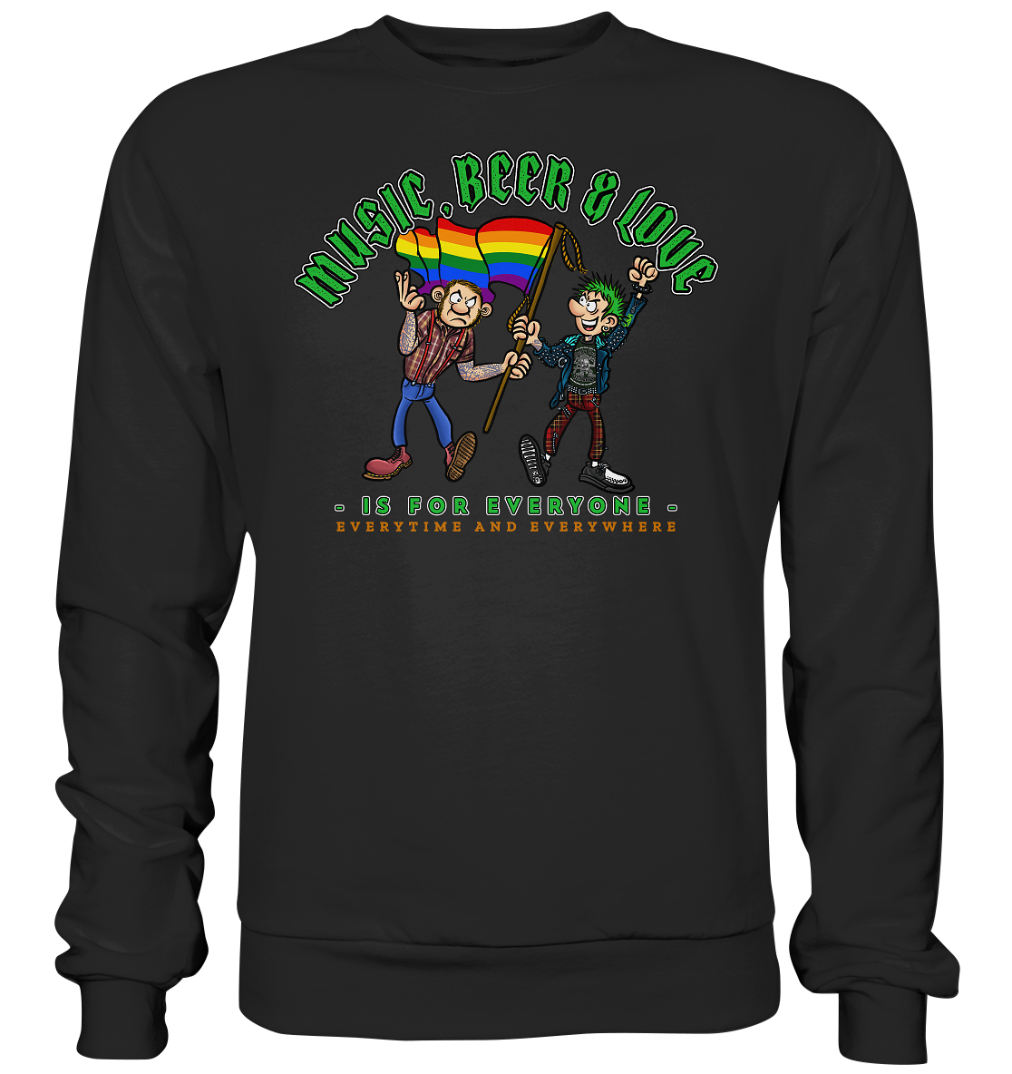 Music, Beer & Love "Is For Everyone" - Premium Sweatshirt