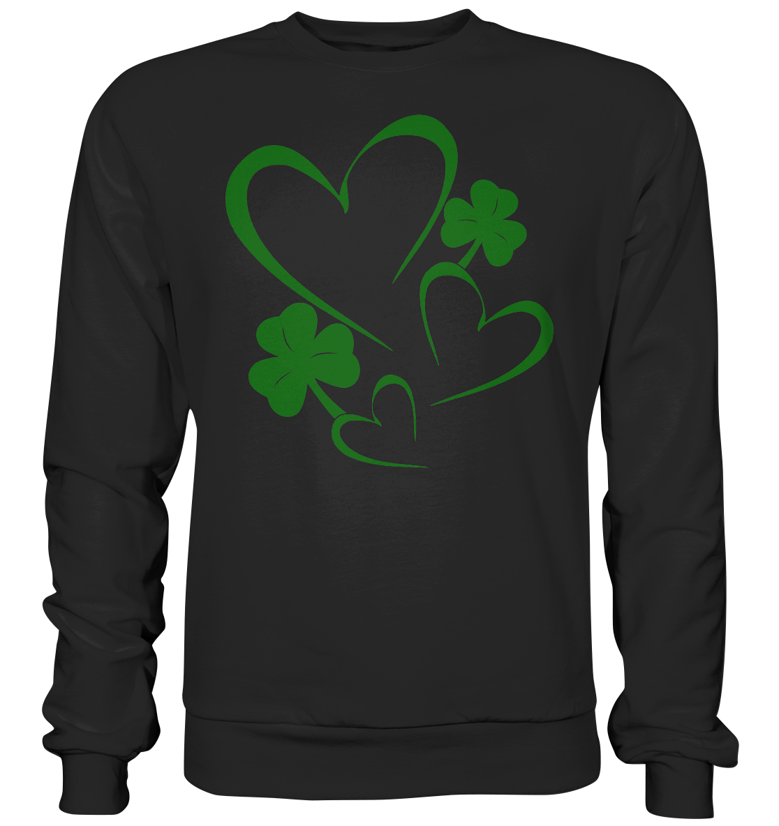 Shamrock & Heart - Premium Sweatshirt
