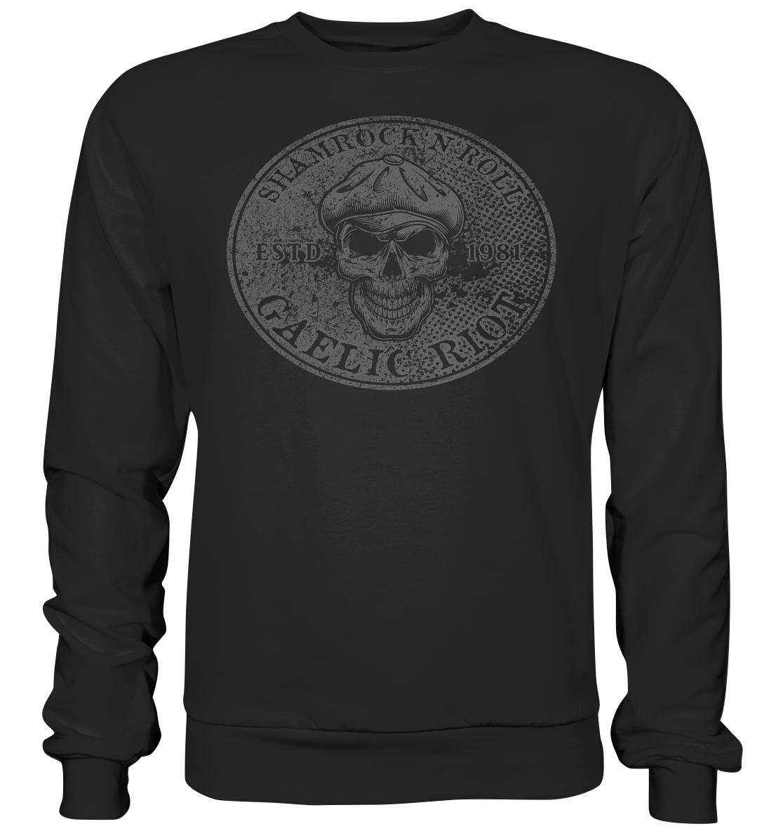 Shamrock And Roll "Skull / Gaelic Riot" - Premium Sweatshirt