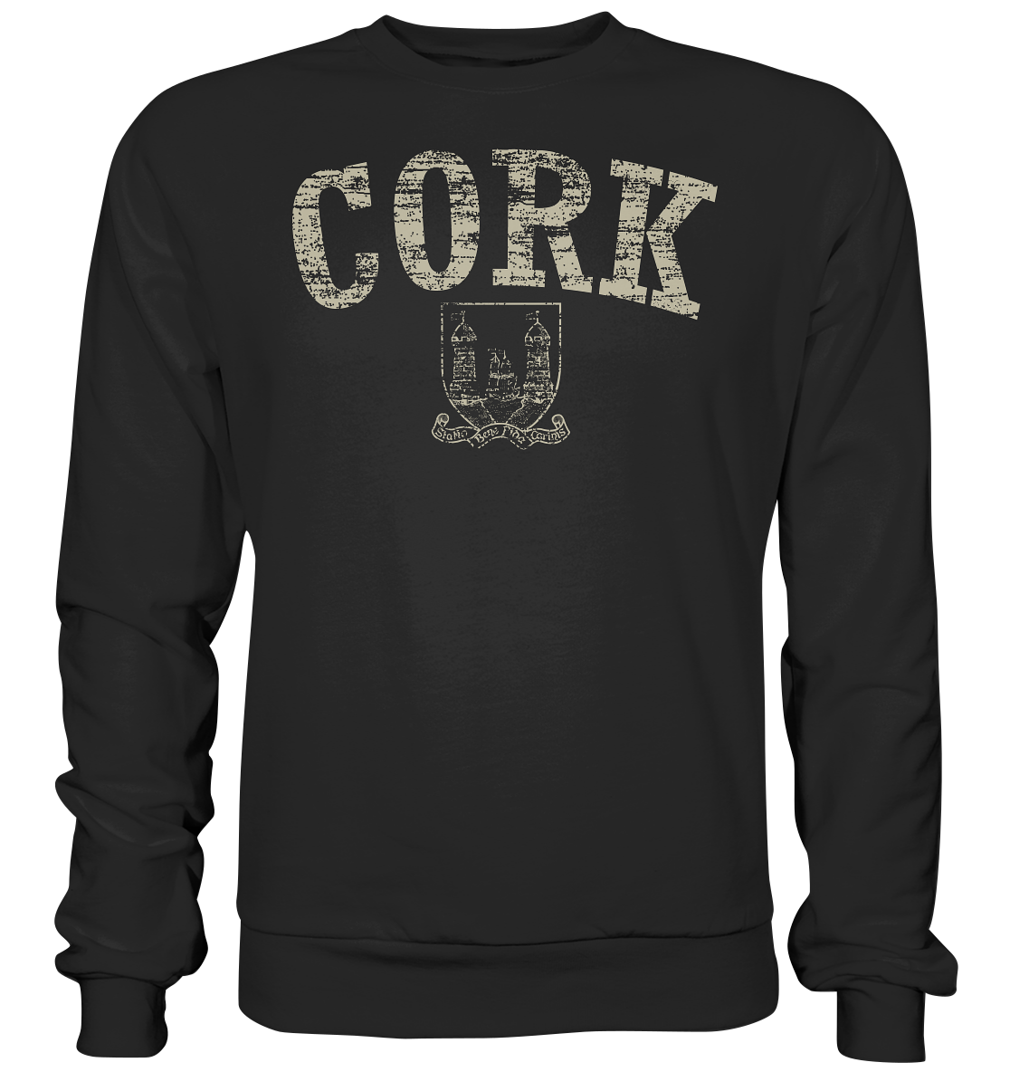 "Cork - Statio Bene Fida Carinis" - Premium Sweatshirt