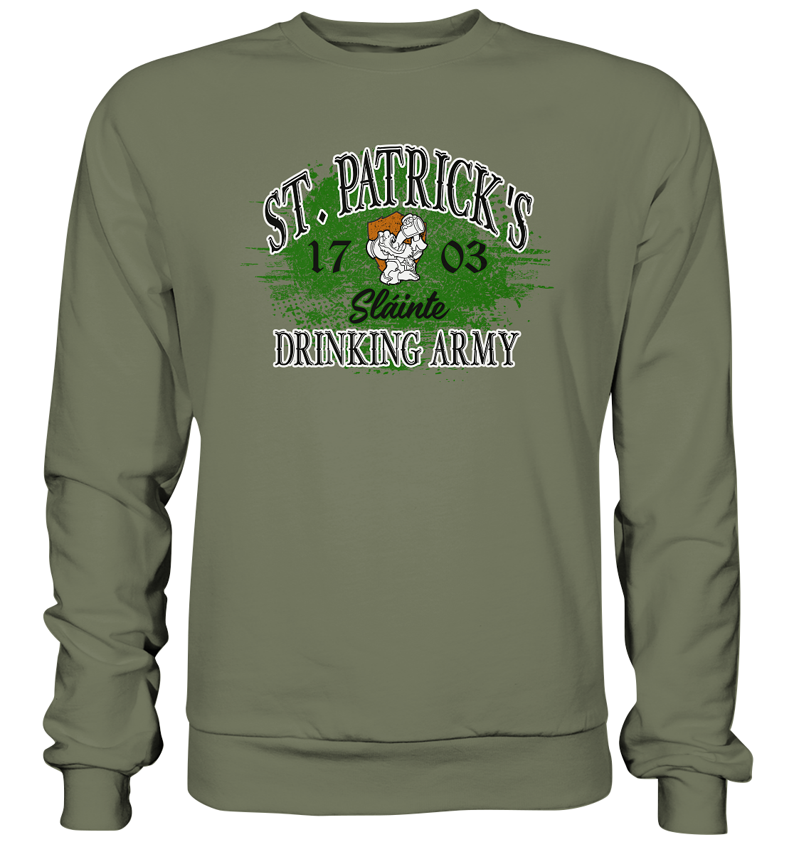 St. Patrick's Drinking Army "Sláinte" - Premium Sweatshirt