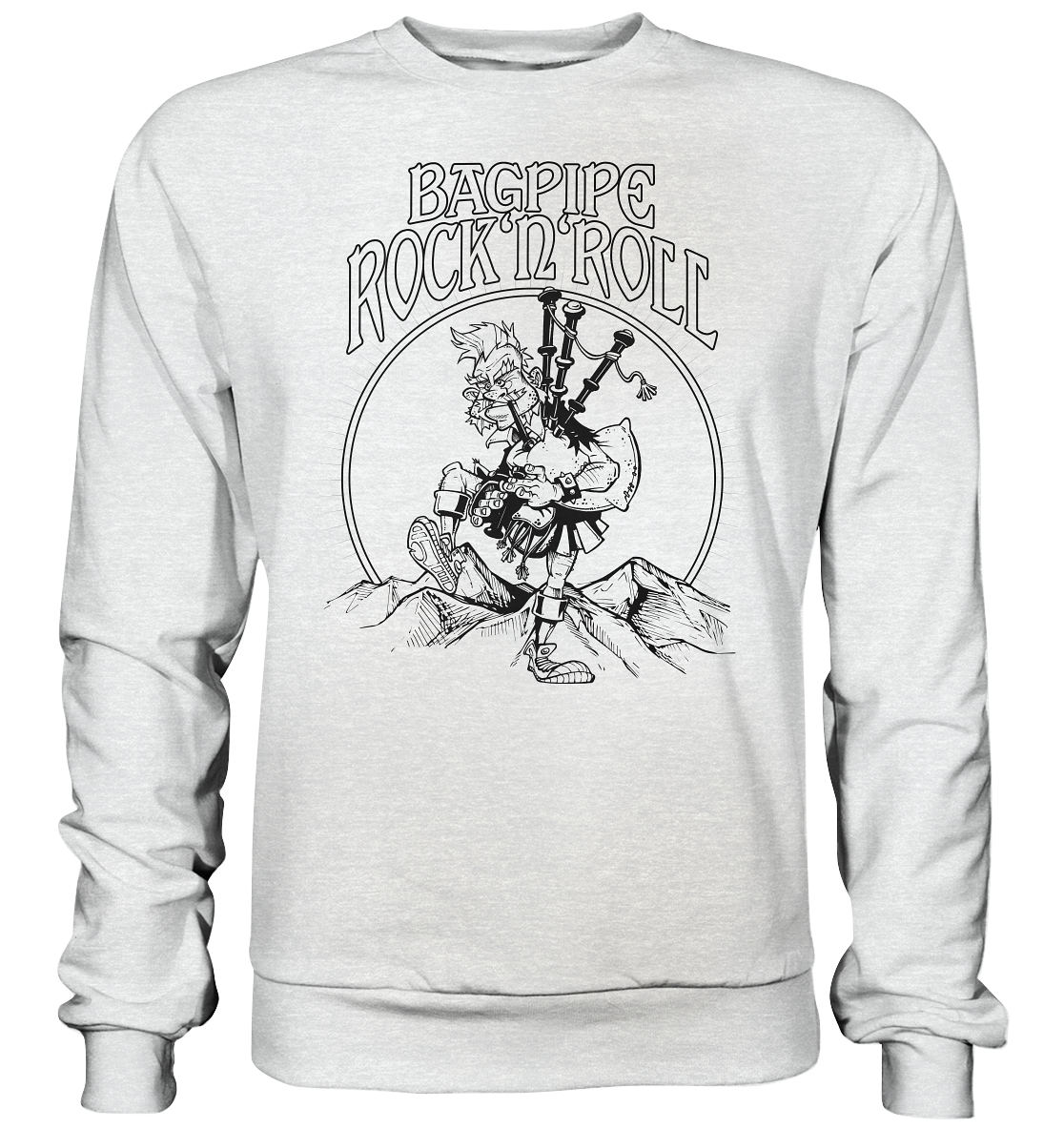 Bagpipe Rock'n'Roll - Premium Sweatshirt