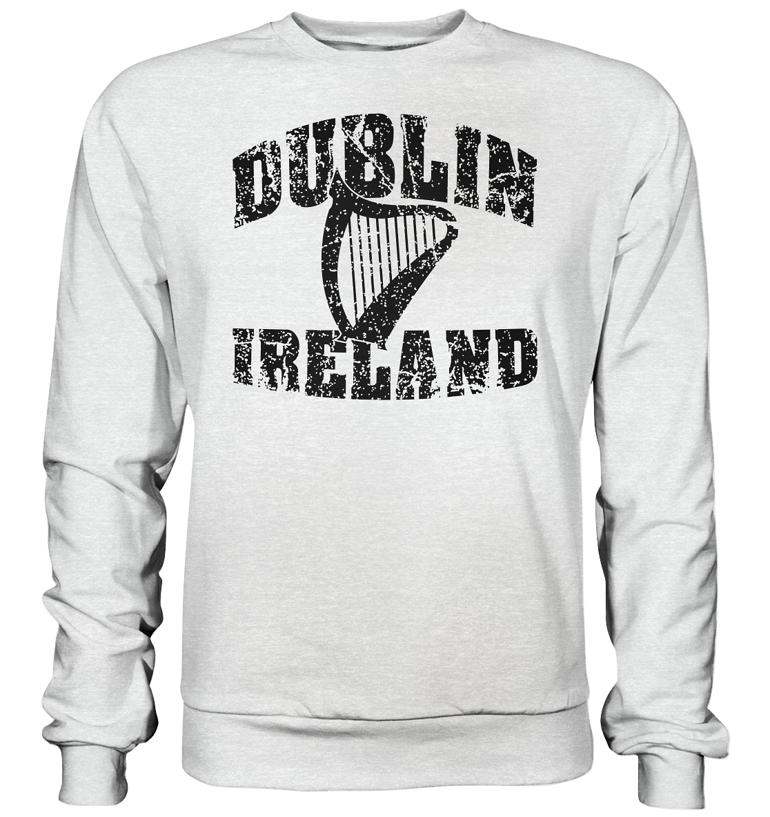 Dublin Ireland Harp - Premium Sweatshirt