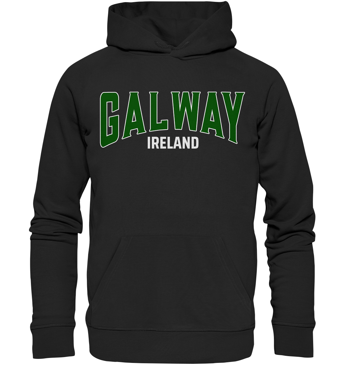 Galway / Ireland "Green Logo" - Premium Unisex Hoodie