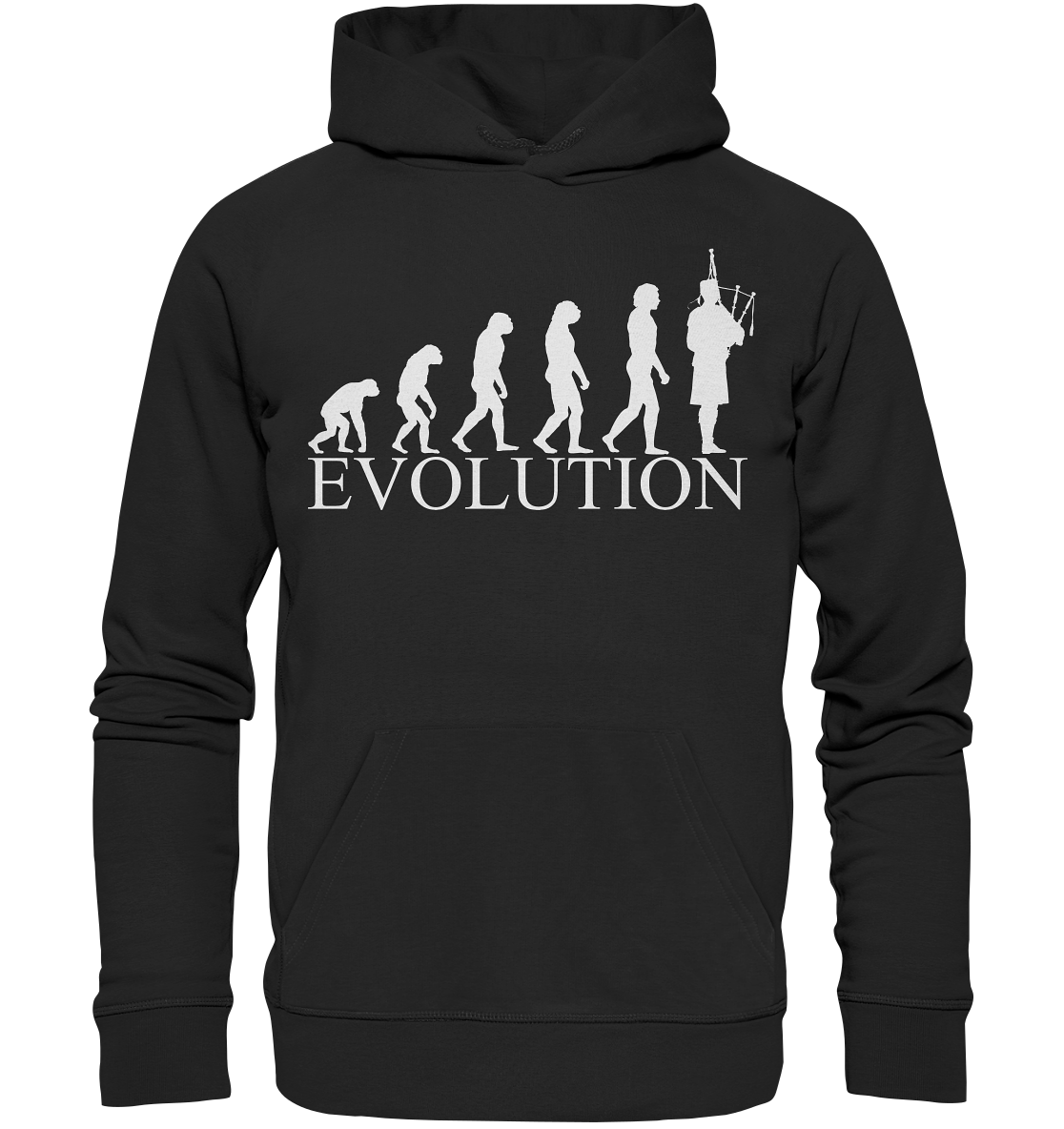 Bagpipe Evolution - Premium Unisex Hoodie