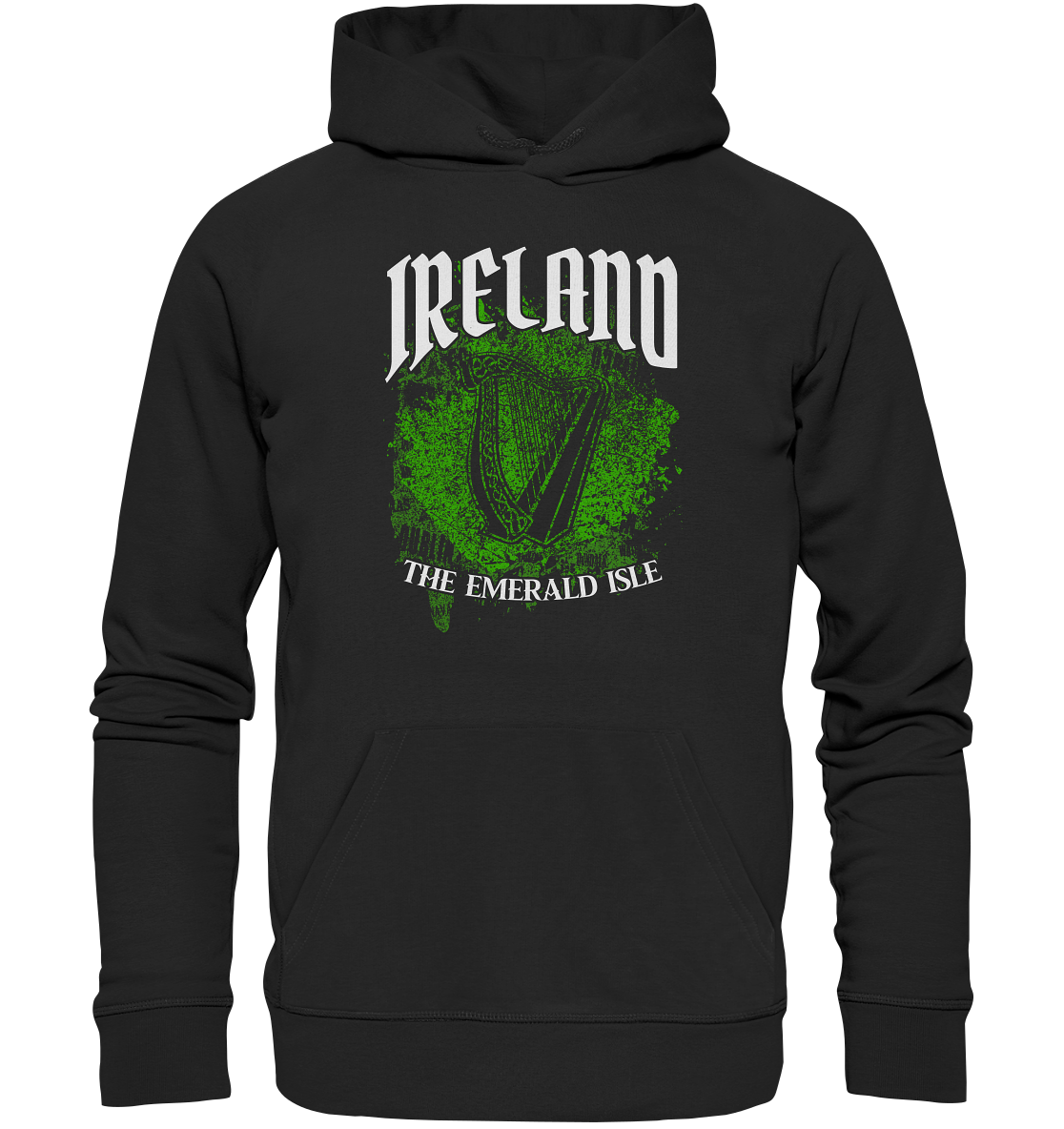 Ireland "The Emerald Isle / Splatter" - Premium Unisex Hoodie
