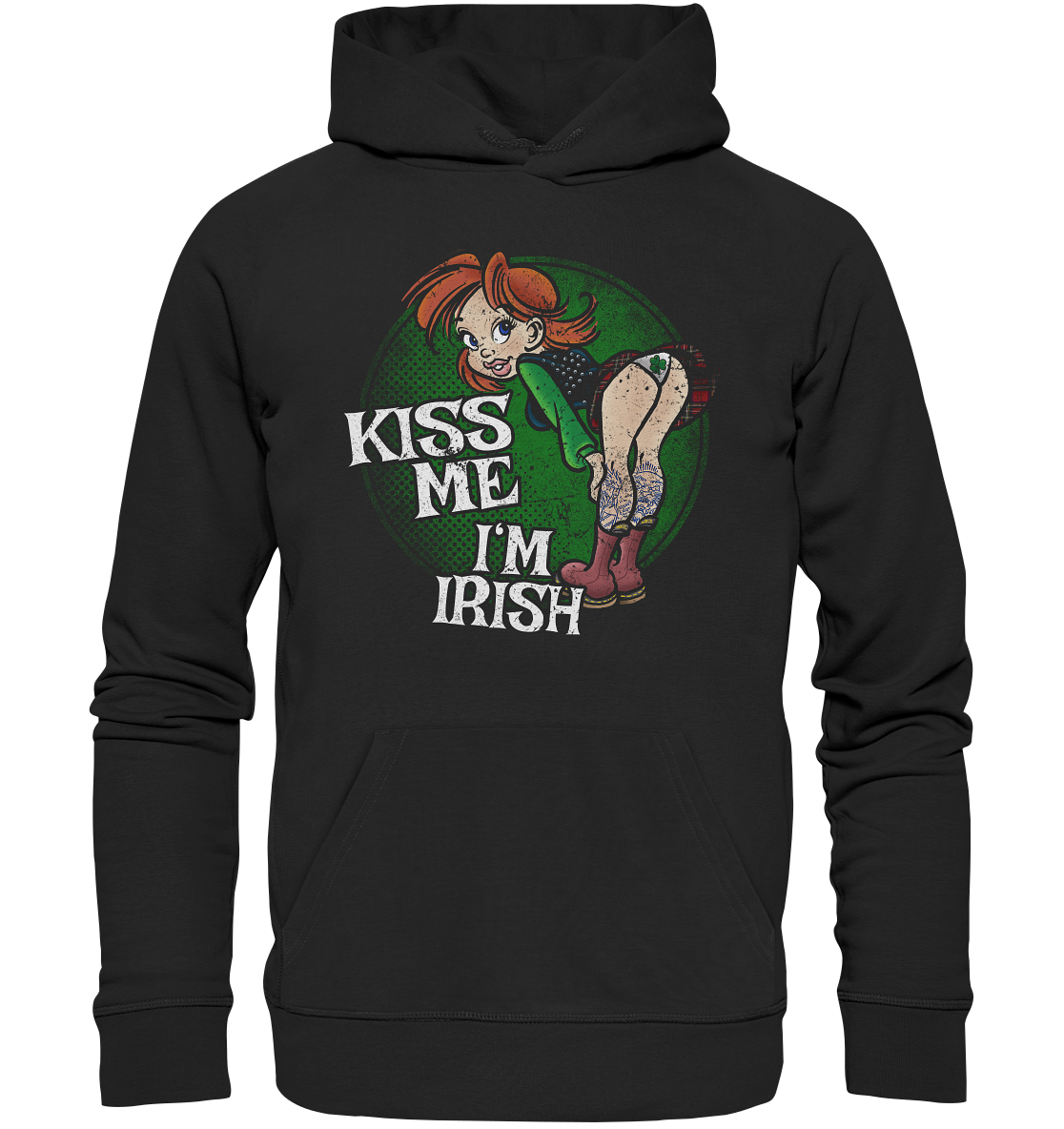 Kiss Me I'm Irish - Premium Unisex Hoodie
