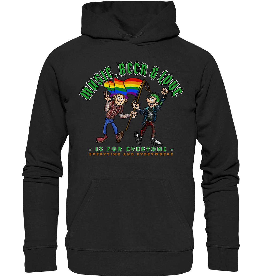 Music, Beer & Love "Is For Everyone" - Premium Unisex Hoodie