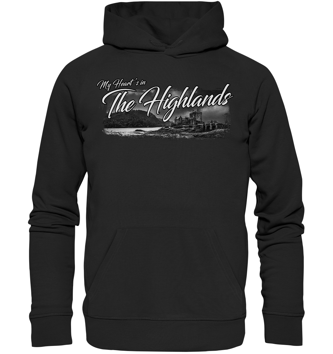 "My Heart's In The Highlands" - Premium Unisex Hoodie