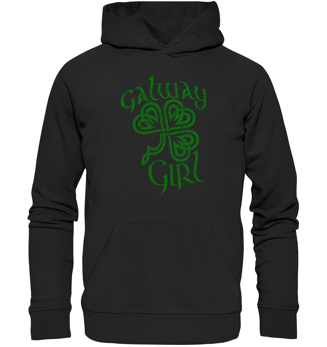 "Galway Girl - Shamrock" - Premium Unisex Hoodie