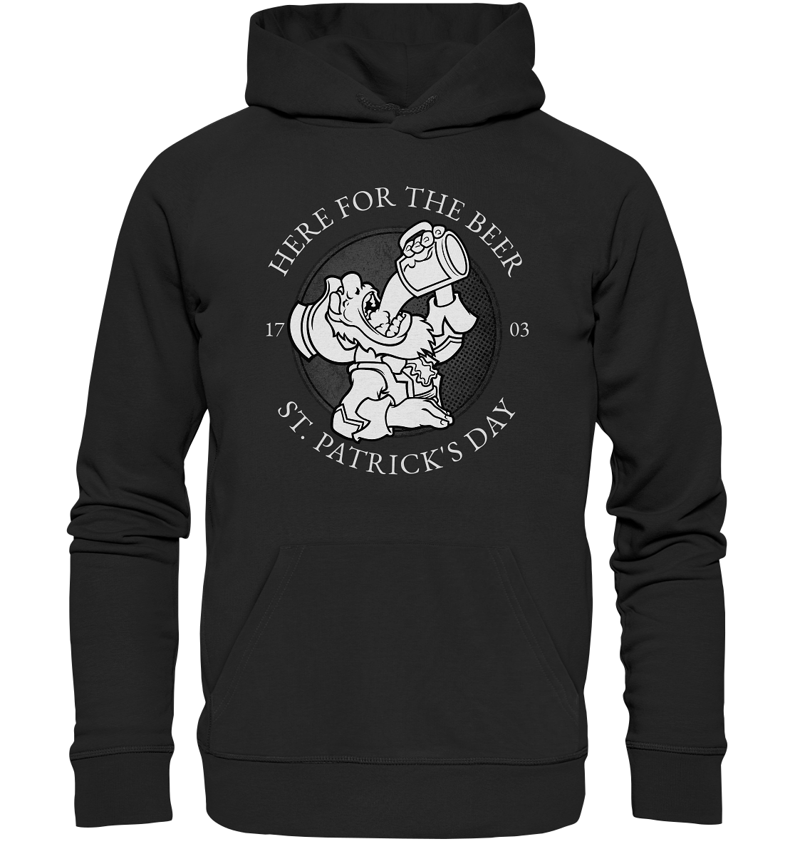 Here For The Beer "St. Patrick's Day" - Premium Unisex Hoodie