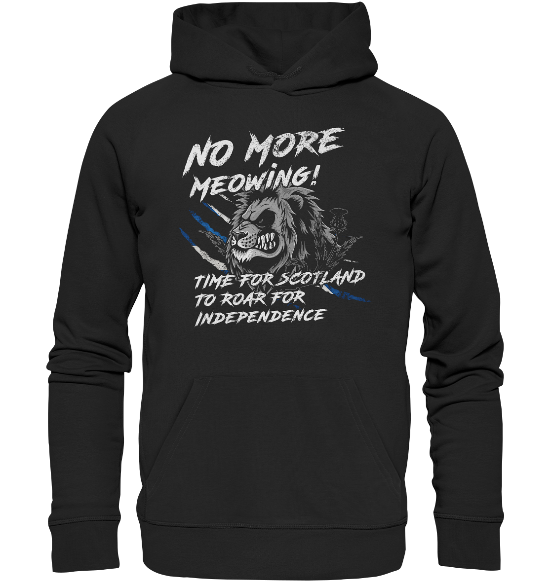 No More Meowing "Scotland Roar" - Premium Unisex Hoodie