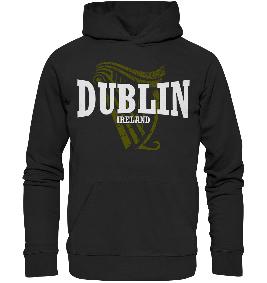 Dublin "Ireland - Harp II" - Premium Unisex Hoodie
