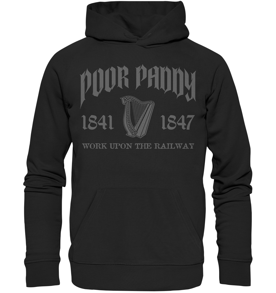 Poor Paddy "Work Upon The Railway" - Premium Unisex Hoodie