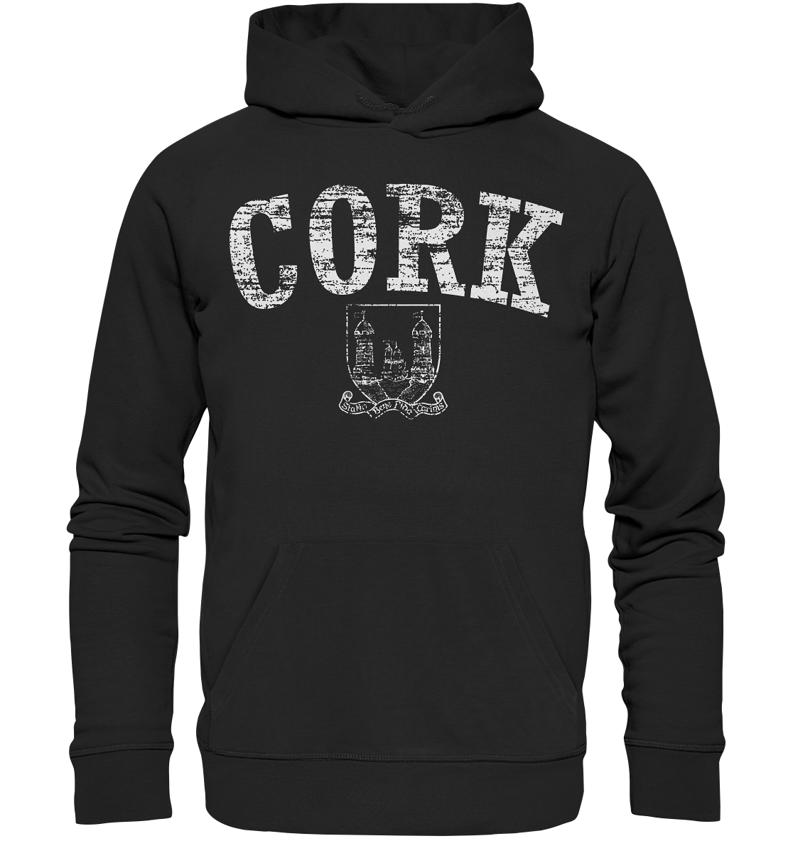 "Cork - Statio Bene Fida Carinis" - Premium Unisex Hoodie