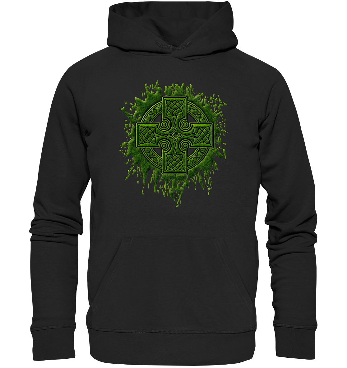 Celtic Cross "Splatter" - Premium Unisex Hoodie
