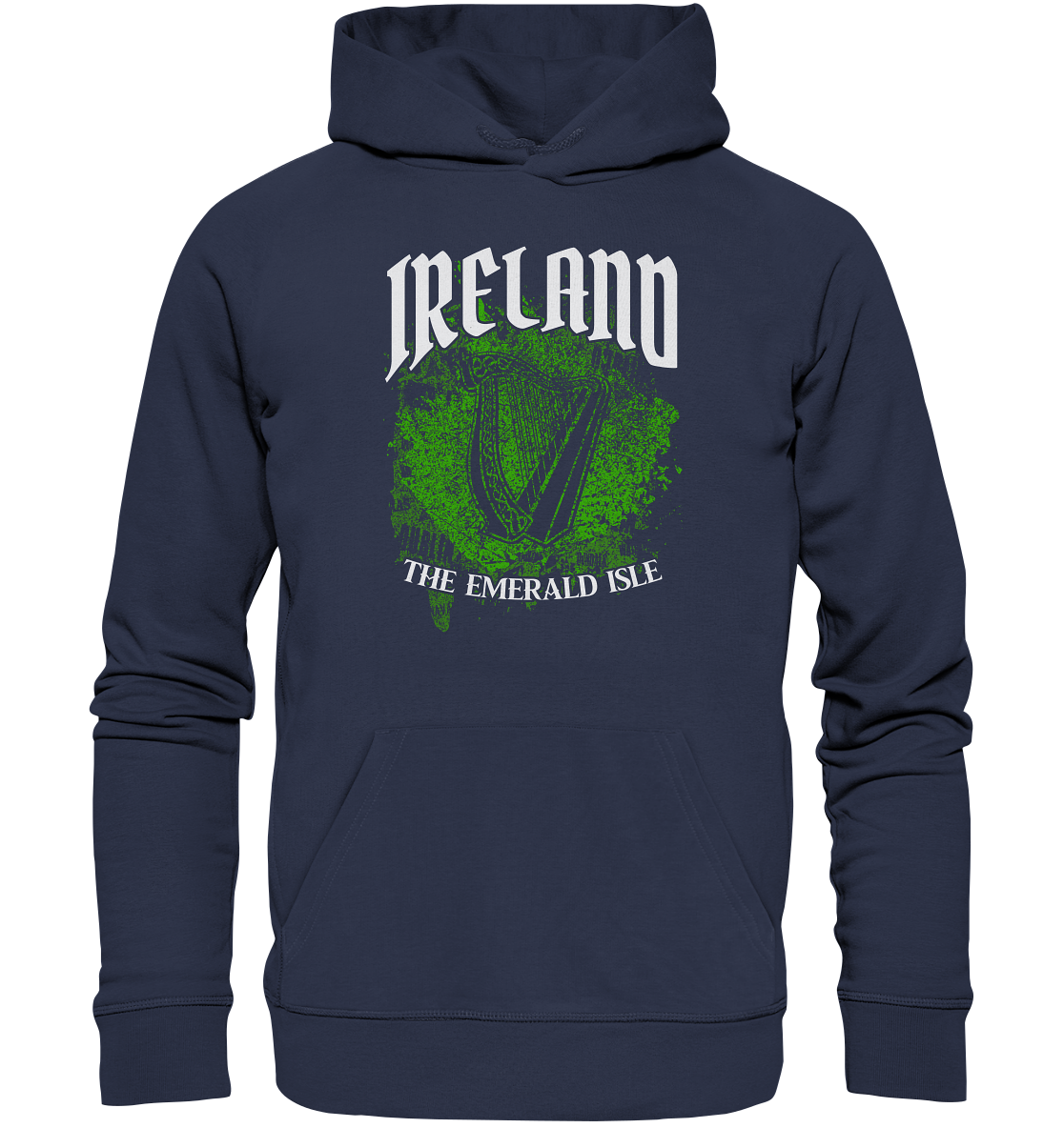 Ireland "The Emerald Isle / Splatter" - Premium Unisex Hoodie