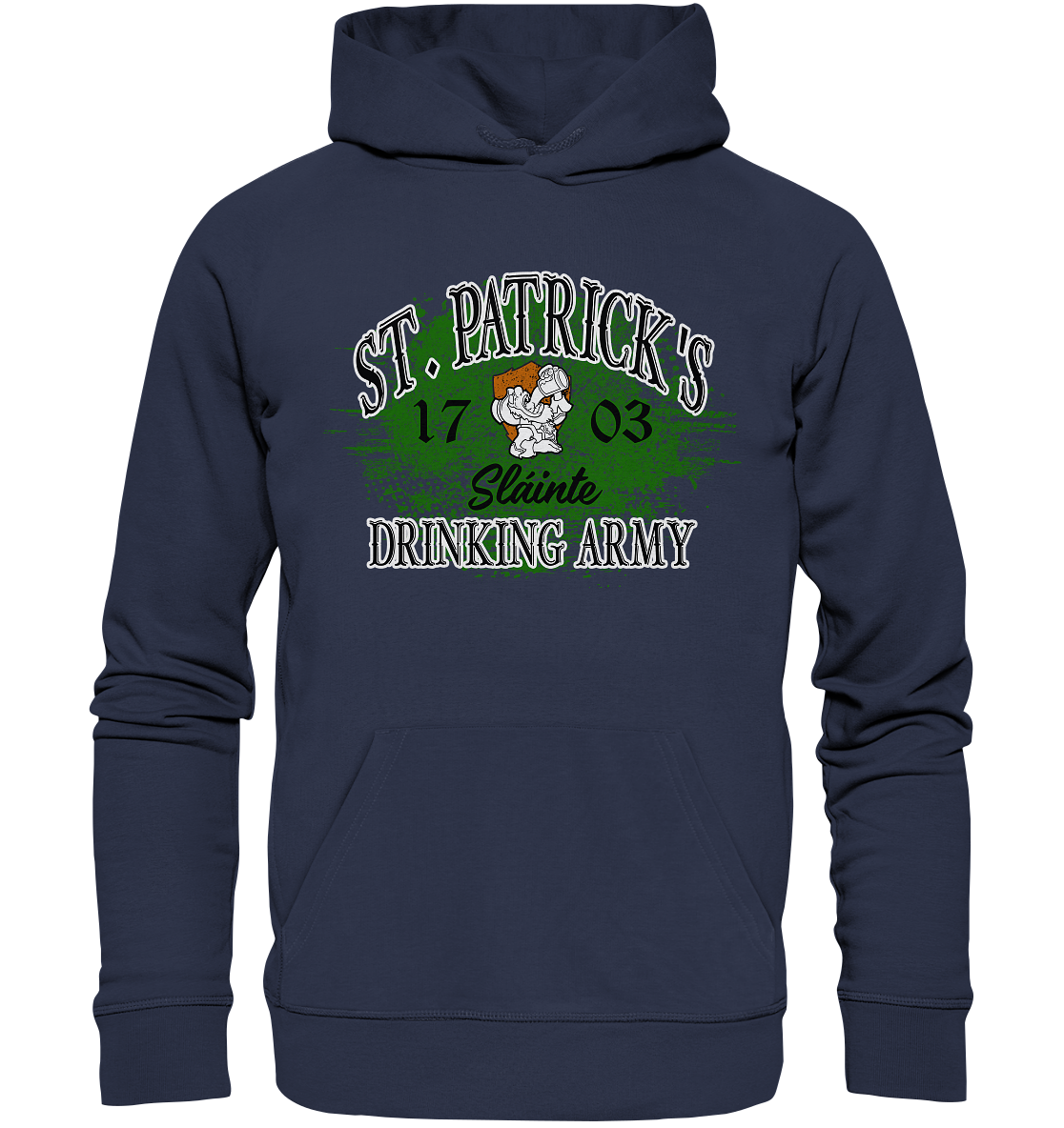 St. Patrick's Drinking Army "Sláinte" - Premium Unisex Hoodie