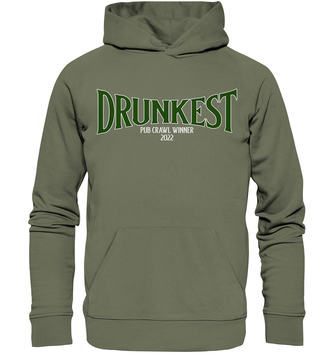 Drunkest "Pub Crawl Winner 2022" - Premium Unisex Hoodie