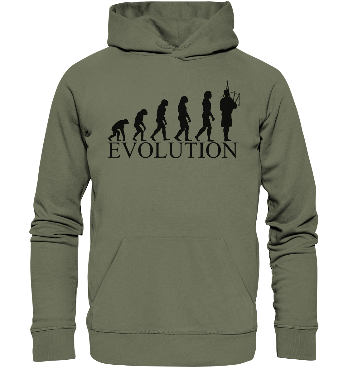 Bagpipe Evolution - Premium Unisex Hoodie