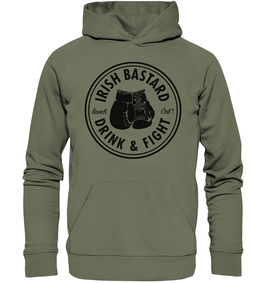 Irish Bastard "Drink & Fight" - Premium Unisex Hoodie