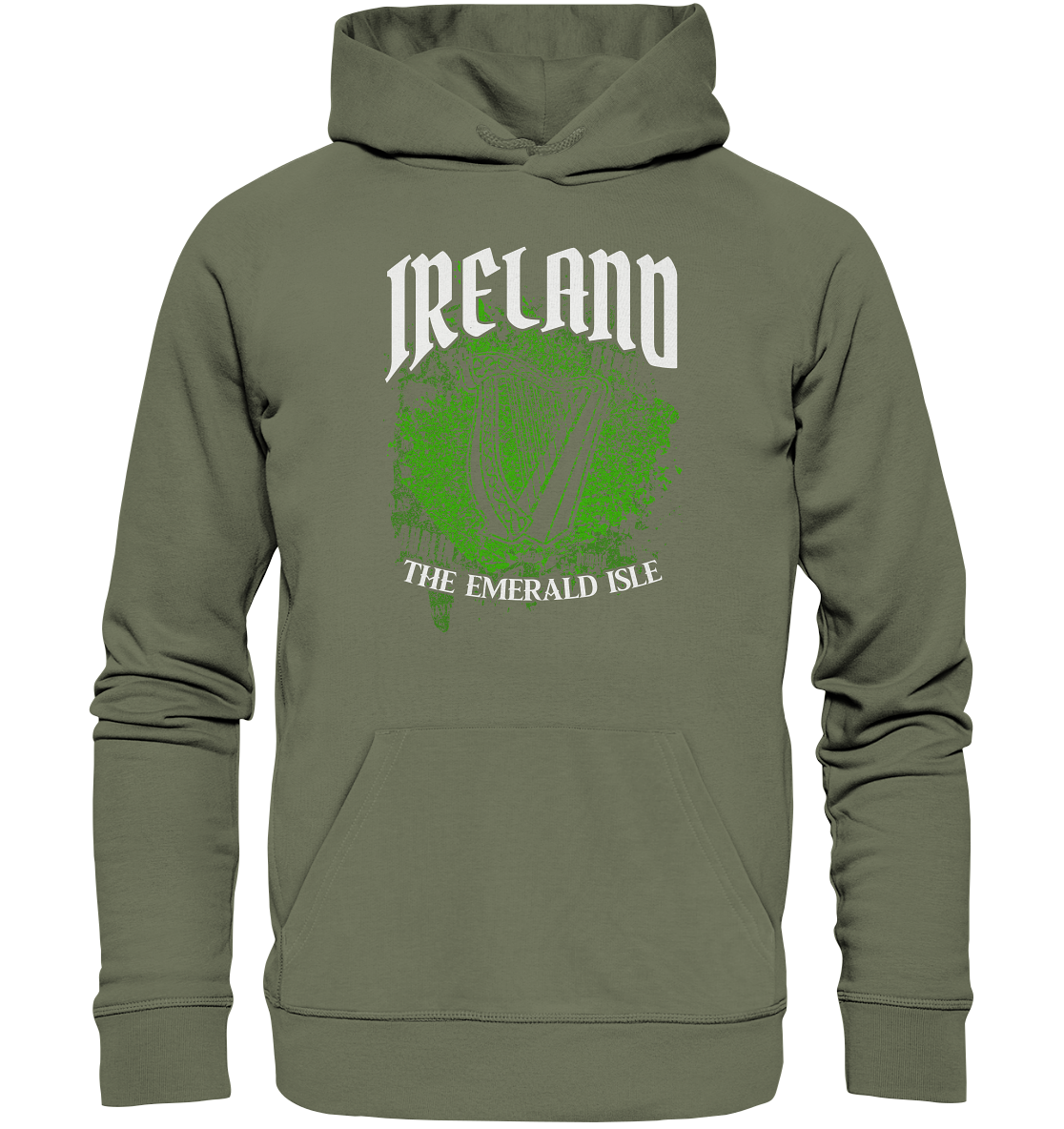 Ireland "The Emerald Isle / Splatter" - Premium Unisex Hoodie