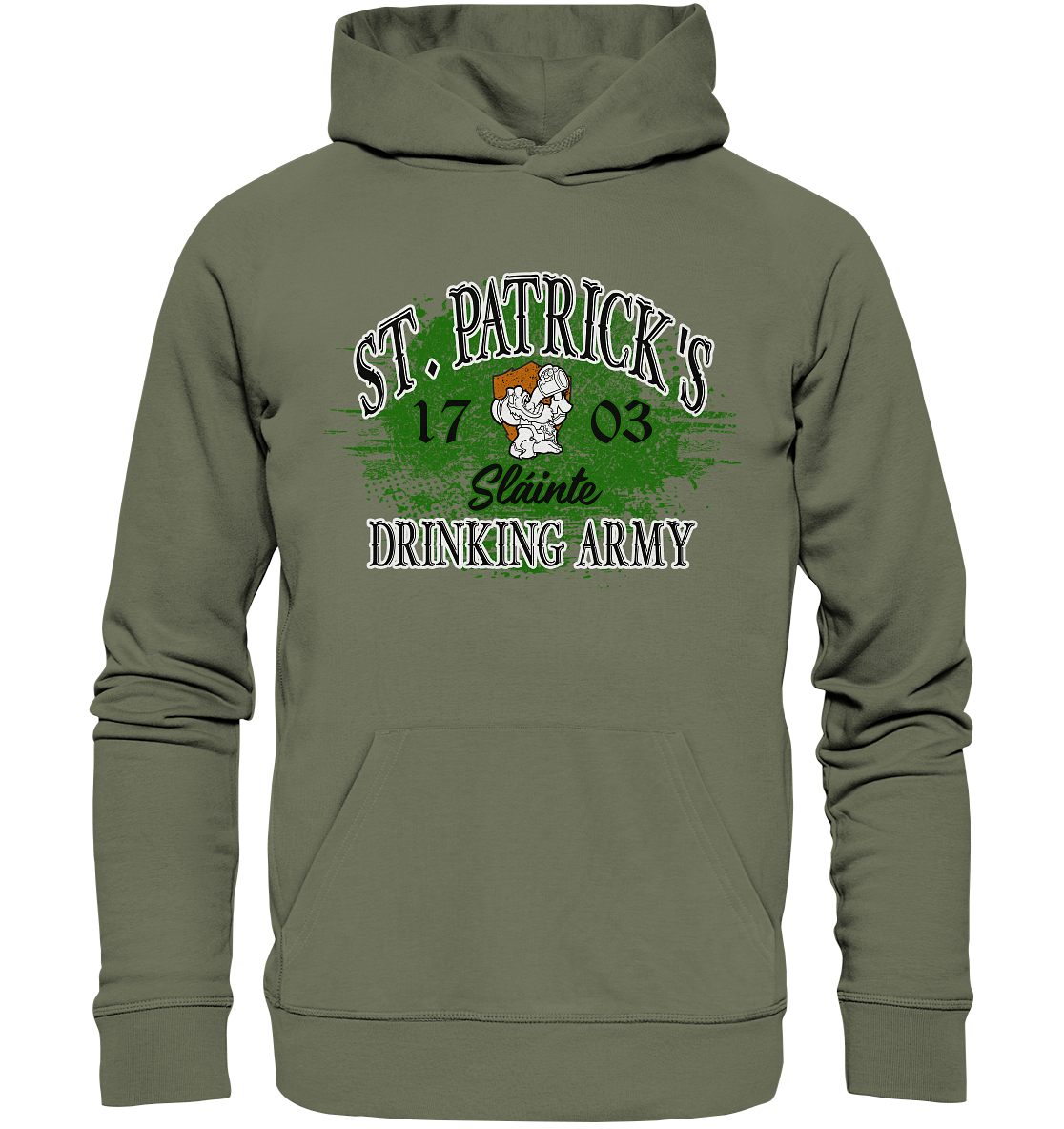 St. Patrick's Drinking Army "Sláinte" - Premium Unisex Hoodie