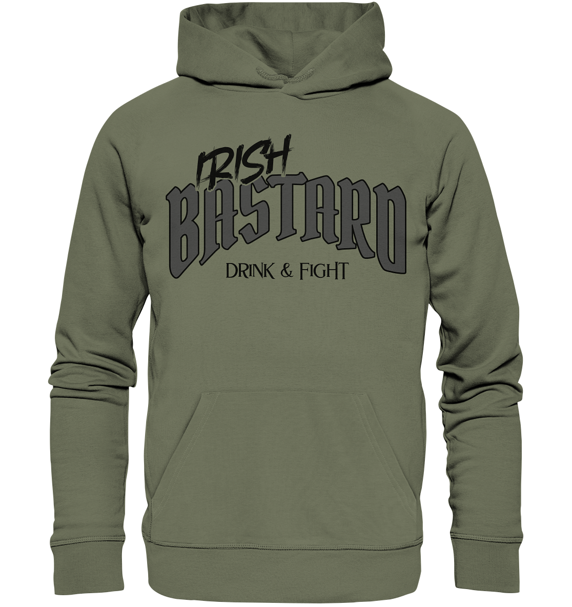 Irish Bastard "Drink & Fight" - Premium Unisex Hoodie