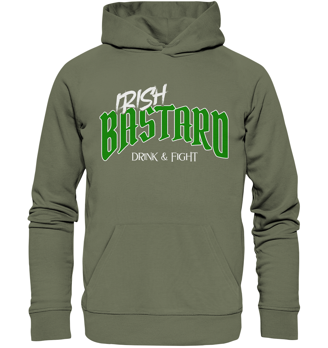 Irish Bastard "Drink & Fight" - Premium Unisex Hoodie