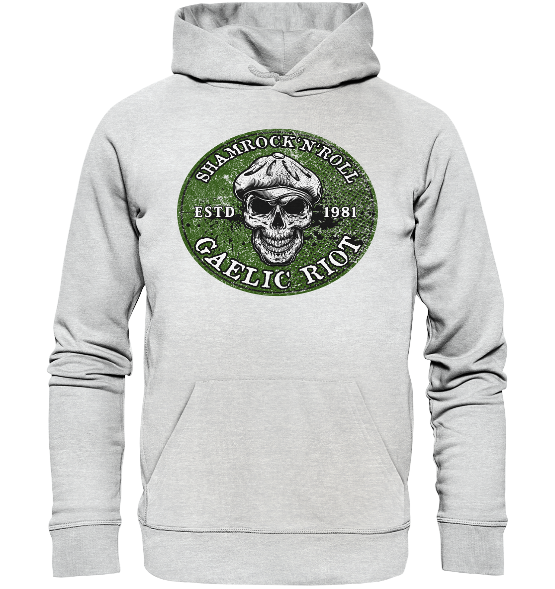 Shamrock And Roll "Skull / Gaelic Riot" - Premium Unisex Hoodie
