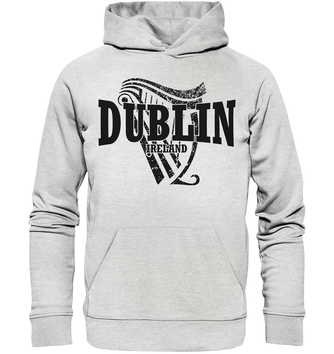 Dublin "Ireland - Harp II" - Premium Unisex Hoodie